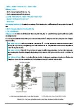 Đề cương Sinh học Lớp 11 - Phần 3 Sinh trưởng và phát triển
